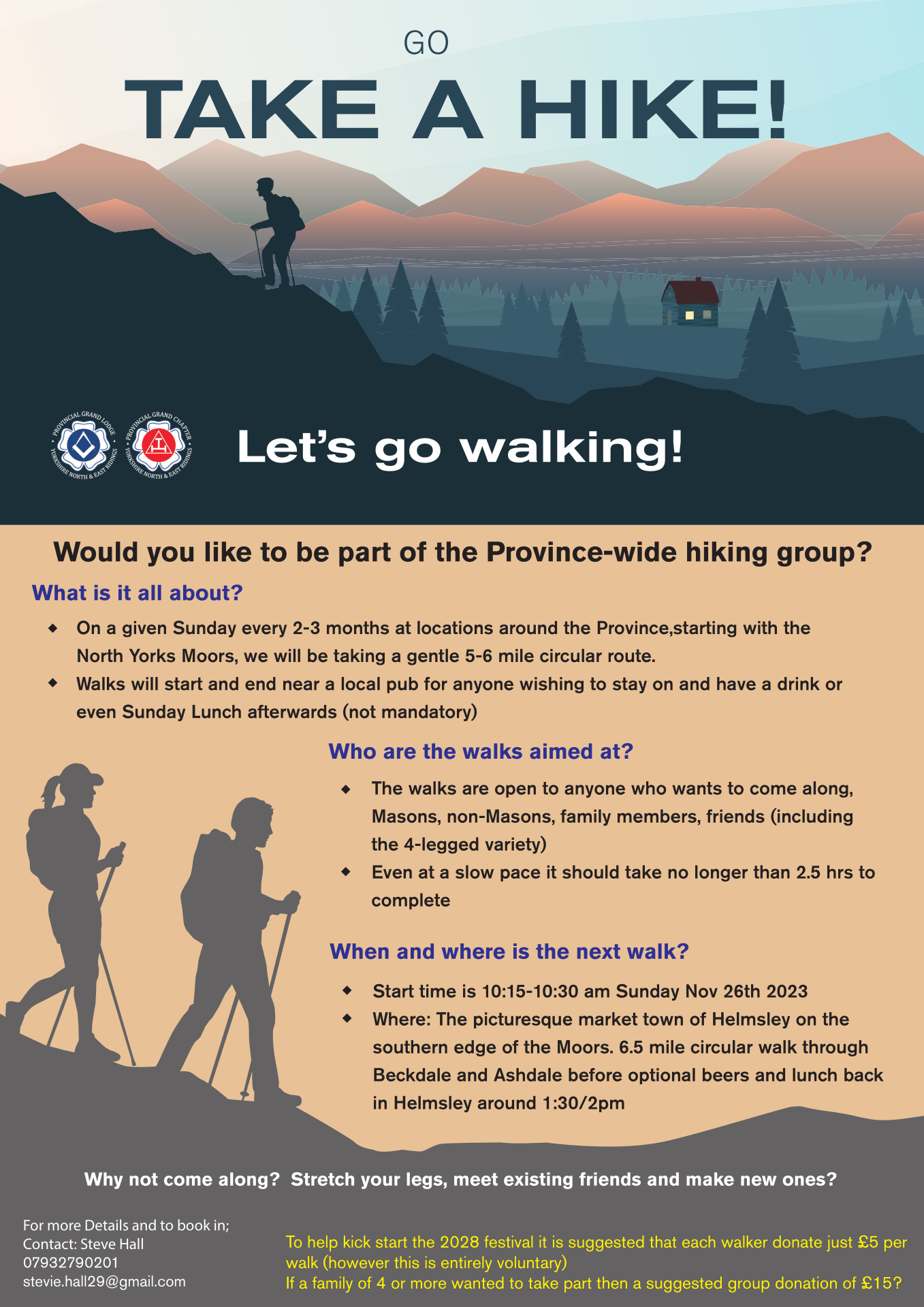 a group of smiling people stood in front of a monument